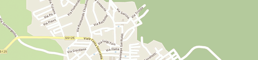 Mappa della impresa madeddu francesco a ARZACHENA