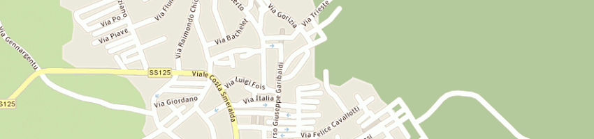 Mappa della impresa scuole pubbliche a ARZACHENA