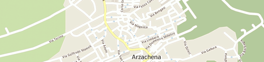 Mappa della impresa cuccu angela a ARZACHENA