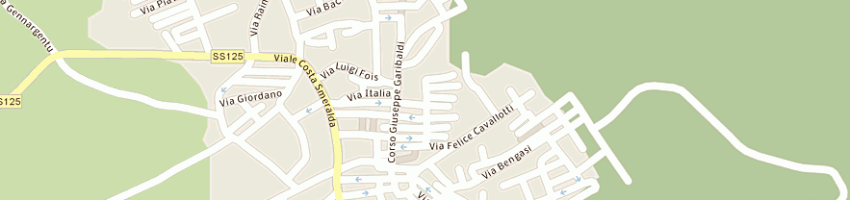 Mappa della impresa chiodino agostina a ARZACHENA