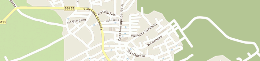 Mappa della impresa congregazione suore domenicane della beata imelda a ARZACHENA
