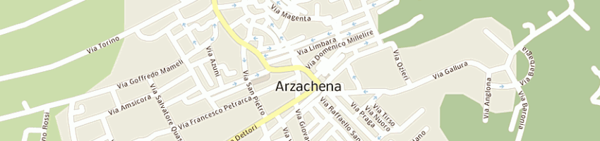 Mappa della impresa puggioni daniela giuseppina a ARZACHENA
