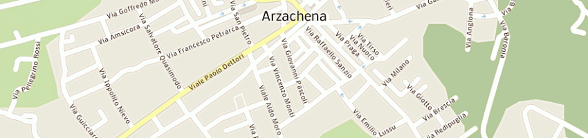 Mappa della impresa mereu francesca a ARZACHENA
