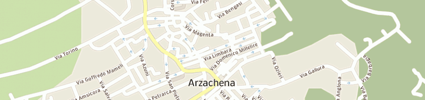 Mappa della impresa il fungo snc di pincioni giovanni e c a ARZACHENA