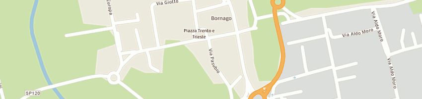 Mappa della impresa gielle snc di ghiani beniamino e c a PESSANO CON BORNAGO