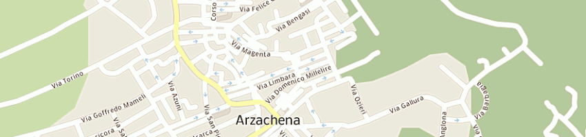 Mappa della impresa azara antonio maria a ARZACHENA