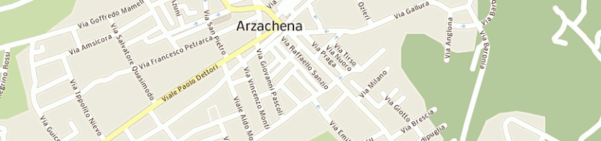 Mappa della impresa tappezzeria gallura di sanna roberto a ARZACHENA