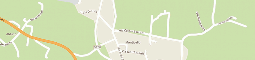 Mappa della impresa ci e bi sas di agostoni marco e c a OLGIATE MOLGORA