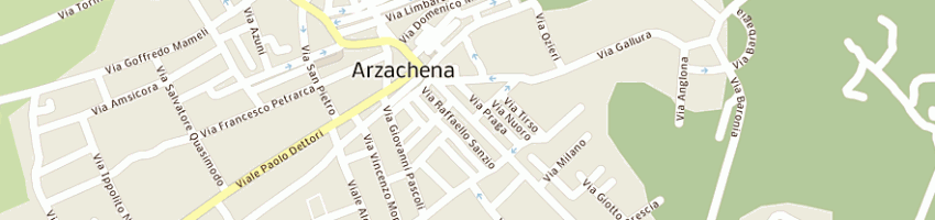 Mappa della impresa eden piante e fiori a ARZACHENA
