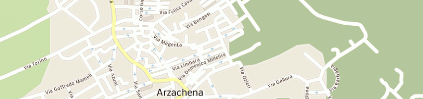 Mappa della impresa pac soc coop arl a ARZACHENA