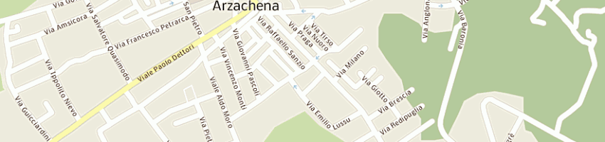 Mappa della impresa cosa di cossu maria teresa e c snc a ARZACHENA