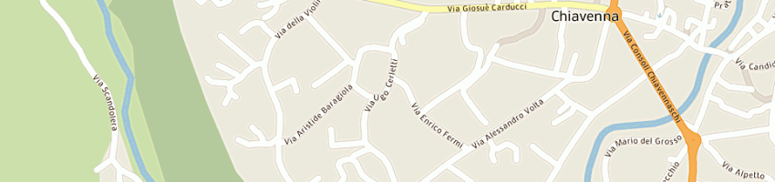 Mappa della impresa giuriani costante snc di luciano e filippo giuriani a CHIAVENNA