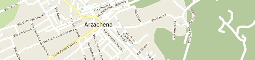 Mappa della impresa sotgiu mario a ARZACHENA