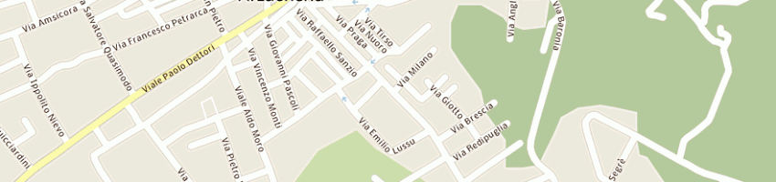 Mappa della impresa deledda vittorio e c snc a ARZACHENA
