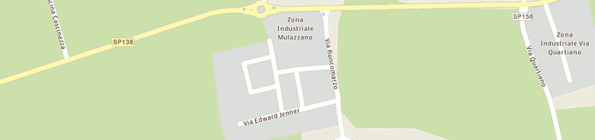 Mappa della impresa l'edilizia pozzi di pozzi pietro e c snc a MULAZZANO