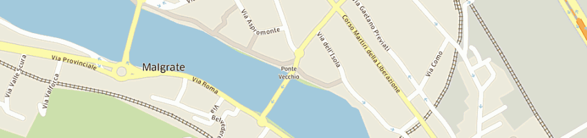 Mappa della impresa officina della stampa a LECCO