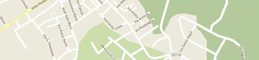 Mappa della impresa mureddu egidio a ARZACHENA