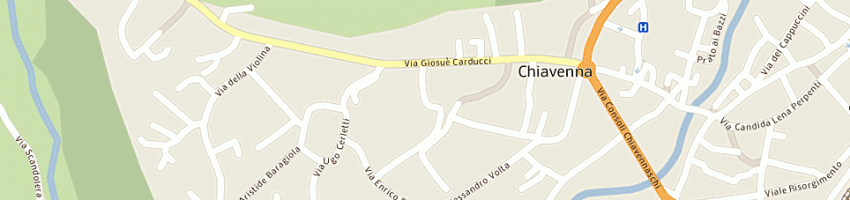 Mappa della impresa tabacchi dino a CHIAVENNA