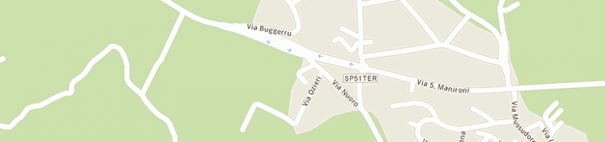 Mappa della impresa ispettorato ripartimentale delle foreste a NUORO