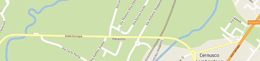 Mappa della impresa beretta maurizio a CERNUSCO LOMBARDONE