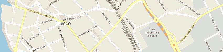 Mappa della impresa sara (srl) a LECCO