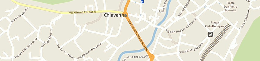 Mappa della impresa bar stazione srl a CHIAVENNA