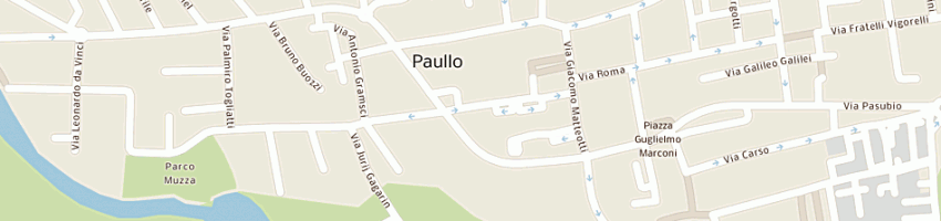 Mappa della impresa croce bianca milano a PAULLO