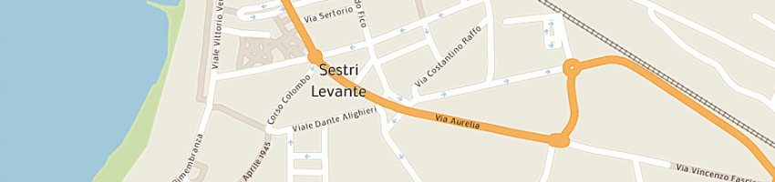 Mappa della impresa veterinari associati bisio sangiorgio tagliabue srl a SESTRI LEVANTE