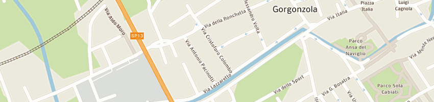 Mappa della impresa ed' hair a GORGONZOLA