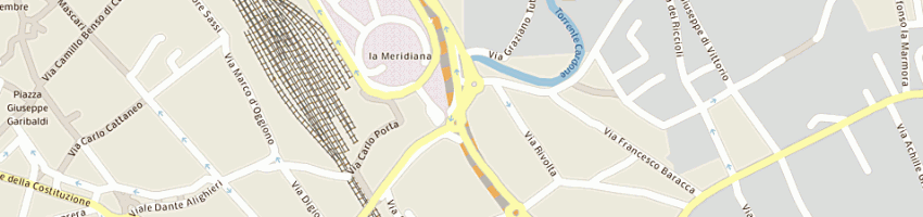 Mappa della impresa autogrill spa a LECCO