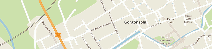 Mappa della impresa ronchi c e capitanio gb a GORGONZOLA