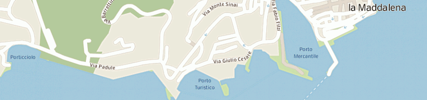 Mappa della impresa cartesia snc di dedola giovanni e c a LA MADDALENA