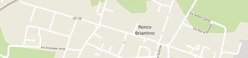 Mappa della impresa centro ottico di siri clara a RONCO BRIANTINO