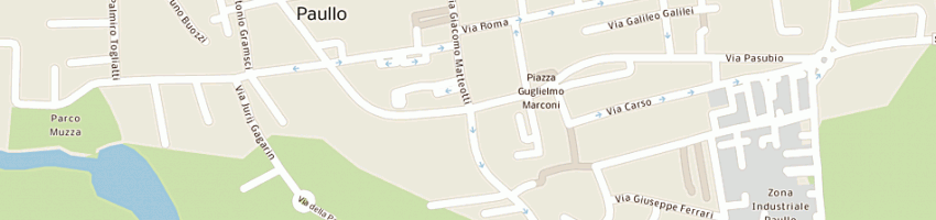 Mappa della impresa messaggi fioriti di ferrario simona a PAULLO