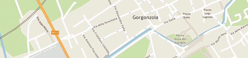 Mappa della impresa tp dental snc di panceri m p e tarsi f a GORGONZOLA