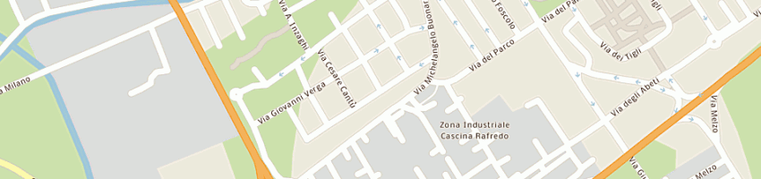 Mappa della impresa agos spa a GORGONZOLA