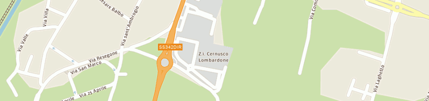 Mappa della impresa olimpia beaute' spa a CERNUSCO LOMBARDONE