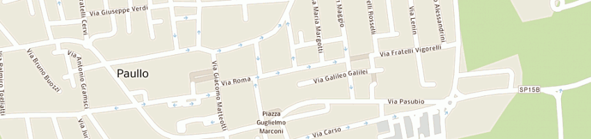 Mappa della impresa dovera ferdinando giovanni a PAULLO