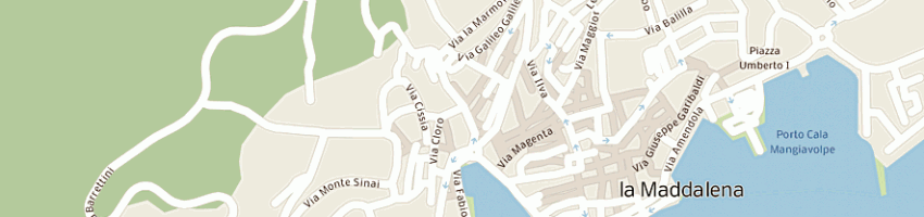 Mappa della impresa tarantella giuseppe e antonio snc a LA MADDALENA
