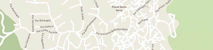 Mappa della impresa poste italiane a OLIENA