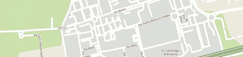 Mappa della impresa moveltecno srl a CAVENAGO DI BRIANZA