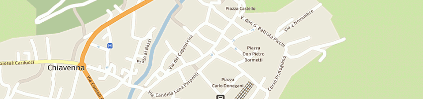 Mappa della impresa prati sport di guanella maria teresa a CHIAVENNA