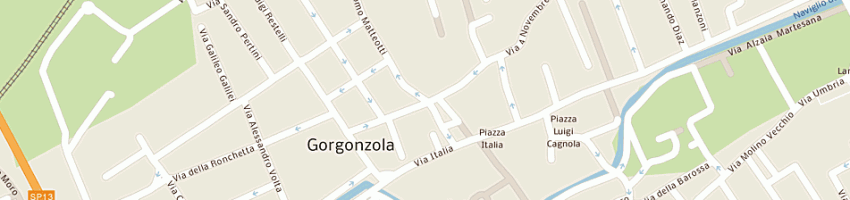 Mappa della impresa castelli gianfranco a GORGONZOLA