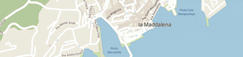 Mappa della impresa effe emme di pilotto ferruccia e c snc a LA MADDALENA