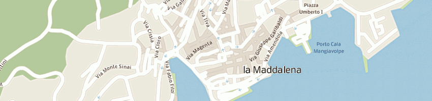 Mappa della impresa centro velico caprera a LA MADDALENA