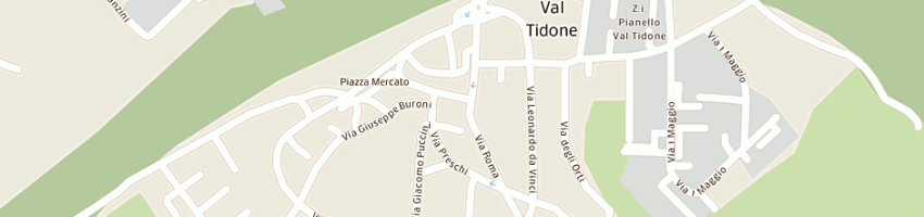 Mappa della impresa rai giuseppina a PIANELLO VAL TIDONE