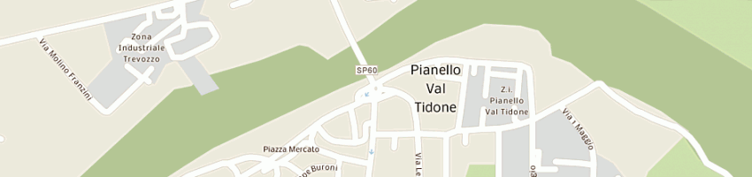 Mappa della impresa bar aurora a PIANELLO VAL TIDONE