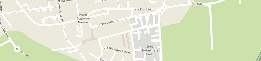 Mappa della impresa vmf (srl) a PAULLO