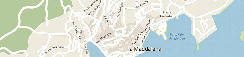 Mappa della impresa la bitta snc di farioli marco e c a LA MADDALENA