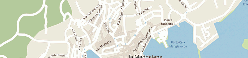 Mappa della impresa veleria il ponente di acciaro danilo e c sas a LA MADDALENA